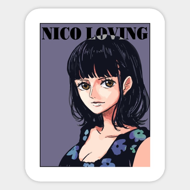 Nico Robin One Piece Fashion Sticker by KDungUniversal